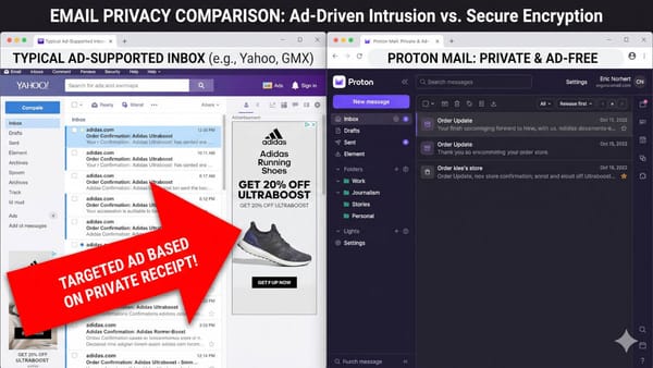 If your email is free, you pay with your data. How to easily move to a secure email like Proton Mail